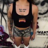 BABYGIRL RIB CROP TANK