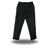 FAFO GRUNGE - ROAD RASH BLACK OPEN-BOTTOM SWEATPANTS