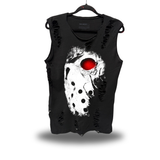 SILENT SLASHER - ROAD RASH SLASH MUSCLE BLACK TANK TOP