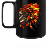 FREE SPIRIT CHIEF BLACK COFFEE MUG