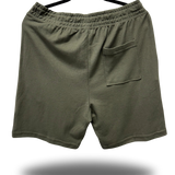PUNK CROSSBONE SKULL GREEN GYM SHORTS