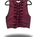 LOVE ME CROP TANK TOP*MAROON*