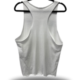 ROAD RASH WHITE SCOOP NECK STRINGER