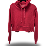 ROAD RASH RED CROP HOODIE - 1.0