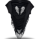 ROAD RASH HEART BEACH VIBES BLACK TEE