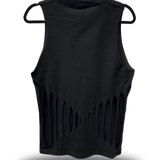 ROAD RASH DIAMOND CUT BLACK TANK TOP