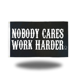 NOBODY CARES FLAG