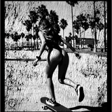 SKATER GIRL DECAL