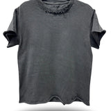ROAD RASH OVERSIZED FADED BLACK TEE