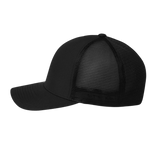 CUSTOMIZE BLACK FLEXFIT MESH HAT