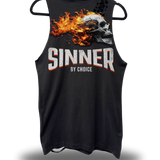 SINNER BY CHOICE ROAD RASH TANK TOP