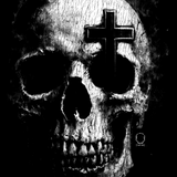 SKULL CROSS DECAL