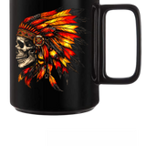 FREE SPIRIT CHIEF BLACK COFFEE MUG