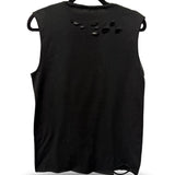 ROAD RASH SHOULDERS BLACK TANK TOP