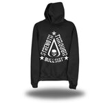STRENGTH THROUGH BS BLACK HOODIE