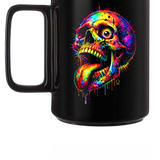 TRIPPY COLOR SKULL COFFEE MUG