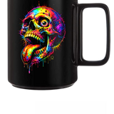 TRIPPY COLOR SKULL COFFEE MUG