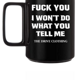 TELL ME COFFEE MUG