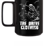 TOP HAT RIDER BLACK COFFEE MUG