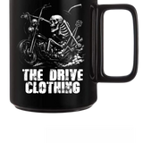 TOP HAT RIDER BLACK COFFEE MUG