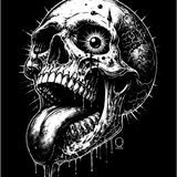 TRIPPY SKULL DECAL