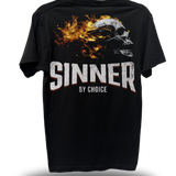 SINNER BY CHOICE - BLACK CLASSIC TEE
