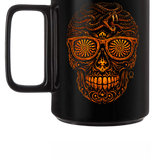 TRIPPY SNAKE SKULL COFFEE MUG