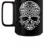 TRIBAL SKULL COFFEE MUG