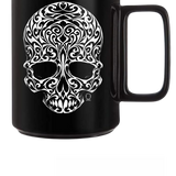 TRIBAL SKULL COFFEE MUG