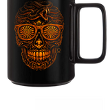 TRIPPY SNAKE SKULL COFFEE MUG