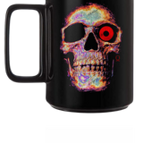 PSYCHEDELIC SKULL COFFEE MUG