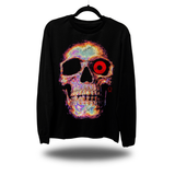 PSYCHEDELIC SKULL LONG SLEEVE TEE