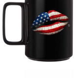 USA LIPS COFFEE MUG