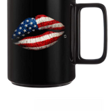 USA LIPS COFFEE MUG