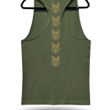 HIGH FUCKING STANDARDS STRINGER TANK TOP*MILITARY GREEN*