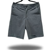 FLEX FITTED CUT OFF GREY SHORTS