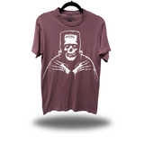 FRANKENSTEIN FIEND OVERSIZE PRINT VINTAGE TEE *VINEYARD*