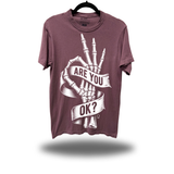 ARE YOU OK OVERSIZE PRINT VINTAGE TEE *VINEYARD*