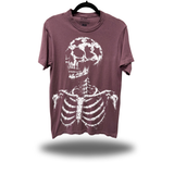 STAR SKELETON OVERSIZE PRINT VINTAGE TEE *VINEYARD*