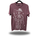 F*CK IT BUCKET OVERSIZE PRINT VINTAGE TEE *VINEYARD*