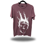 INFERNO SKULL OVERSIZE PRINT VINTAGE TEE *VINEYARD*