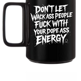 DOPE ENERGY BLACK COFFEE MUG