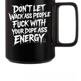 DOPE ENERGY BLACK COFFEE MUG