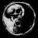 YING YANG DECAL