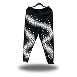 FAFO SNAKE FRONT BLACK JOGGER