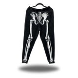 SKELETON HODDIE/SWEATPANT OVERSIZED PRINT COMBO SET