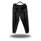 SKELETON BLACK JOGGER - BLACK ON BLACK