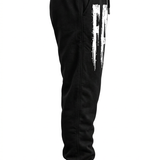 FAFO GRUNGE FRONT BLACK JOGGER