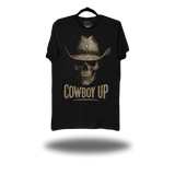 COWBOY UP BLACK CLASSIC TEE