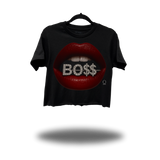 BOSS LIPS CROP TOP